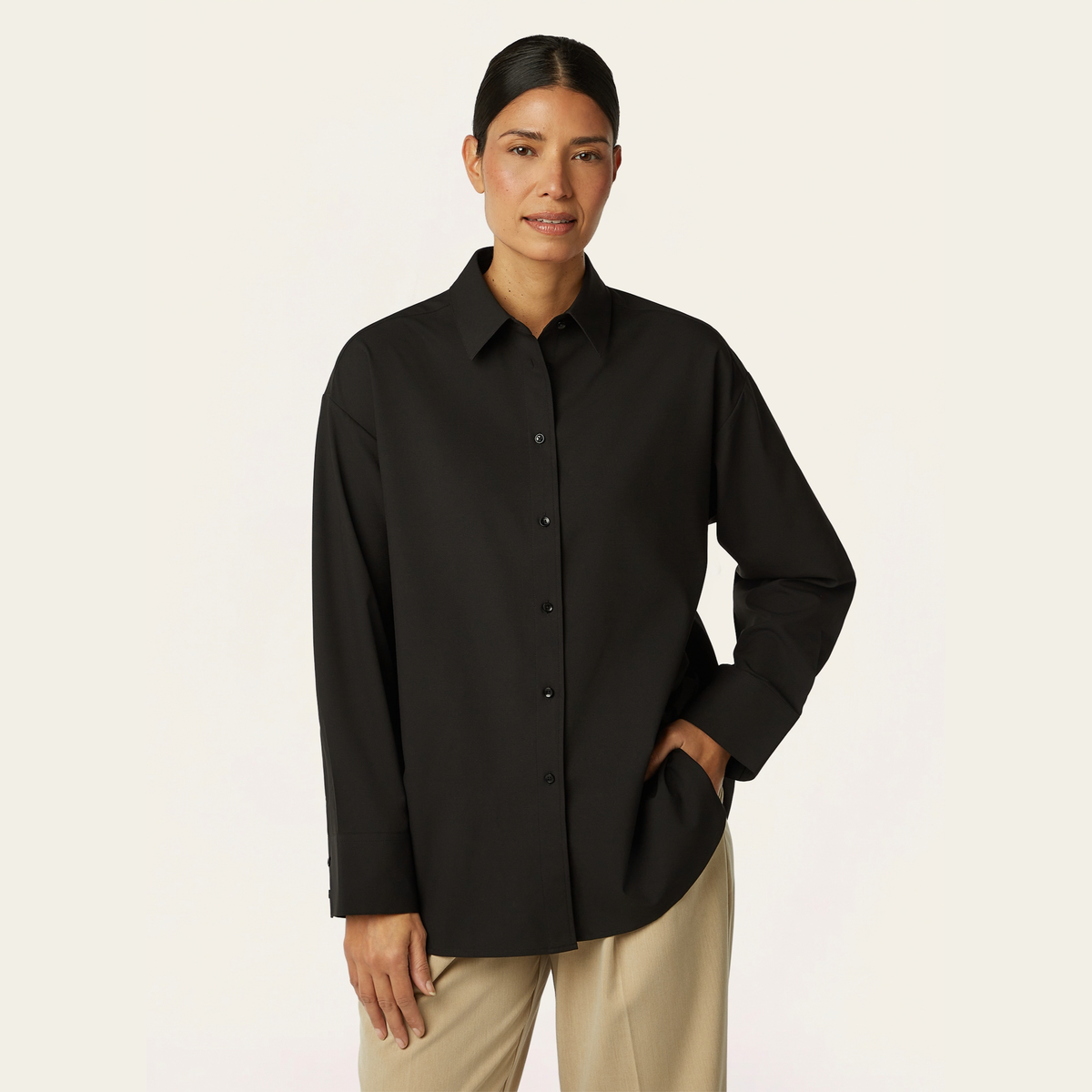Relaxed Blouse - Black