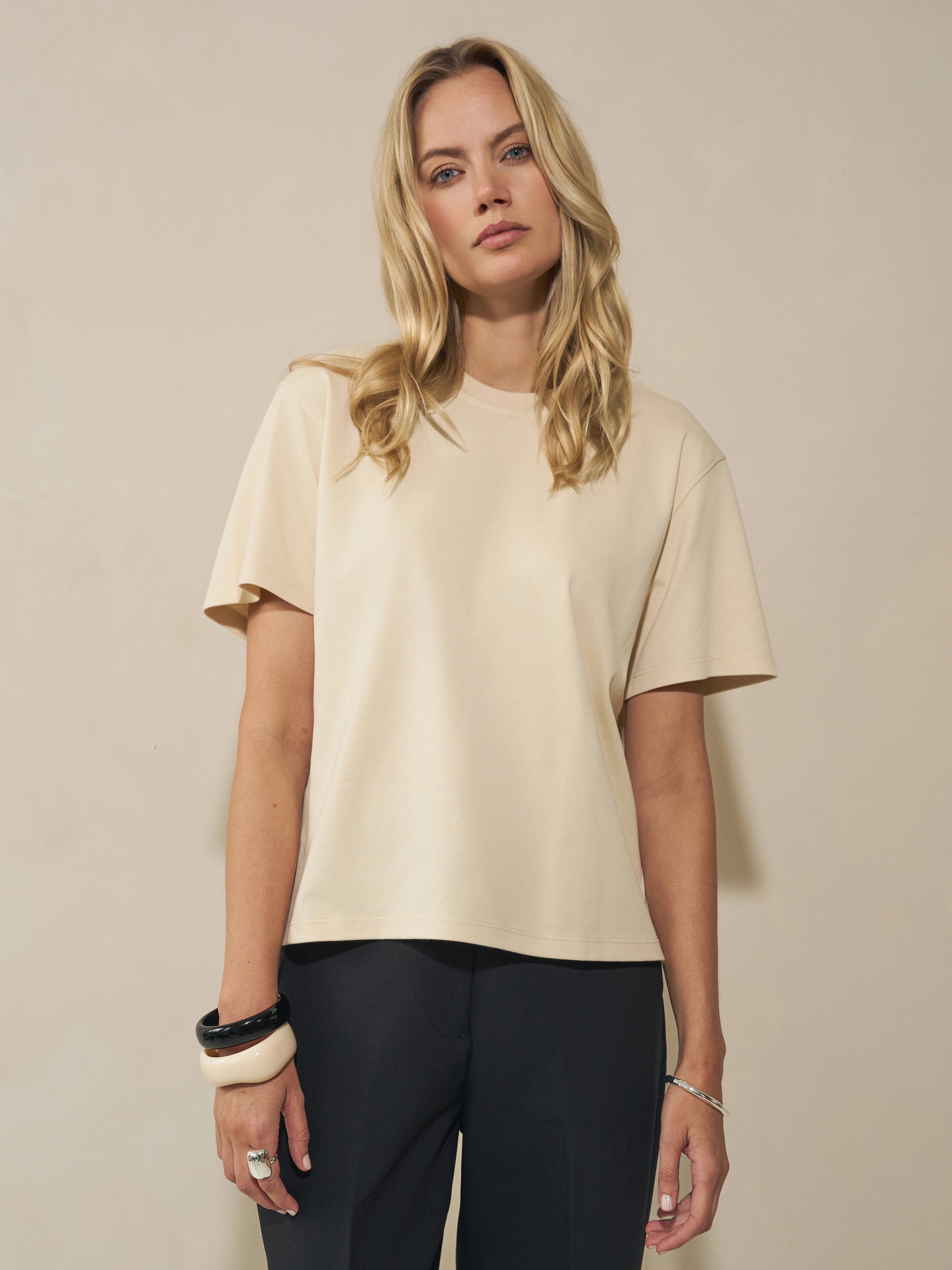Gen 1: Boxy T-shirt - Beige