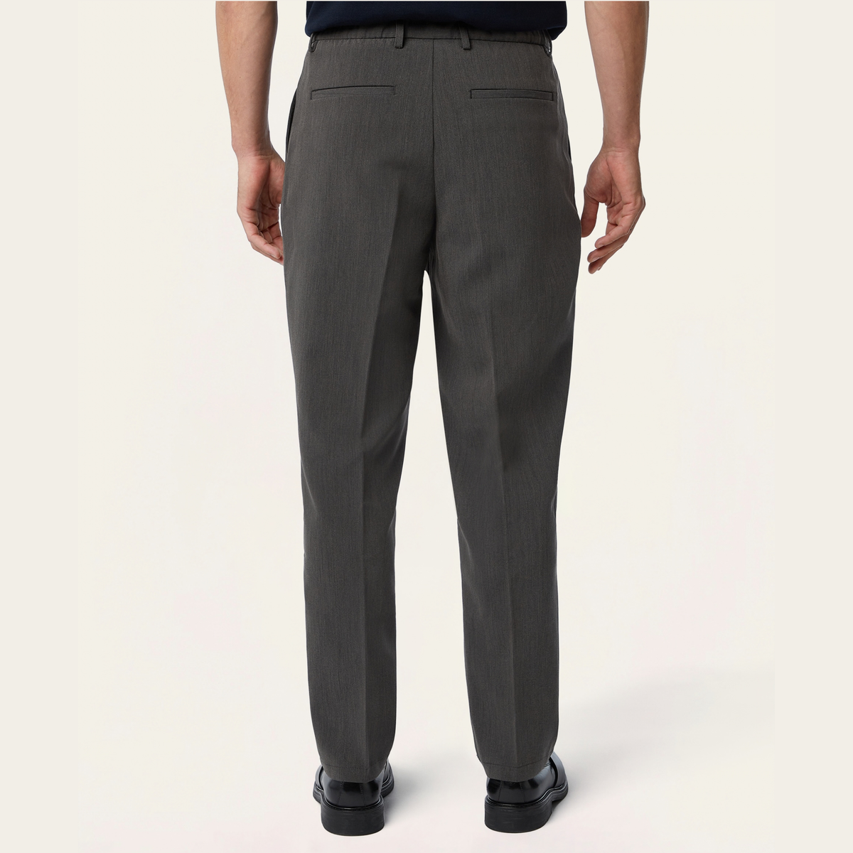 Straight Travel Pants Grey