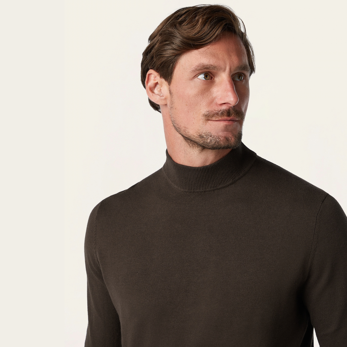 Seawool Mockneck bundle | Navy & Dark brown
