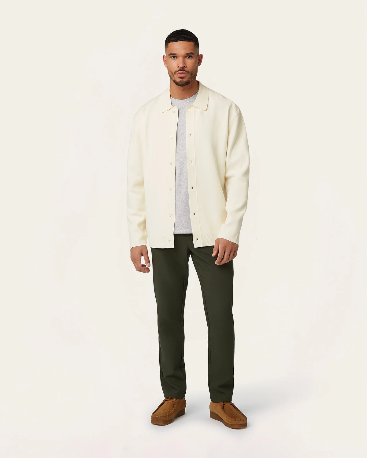 Jacquard Cardigan Off-white