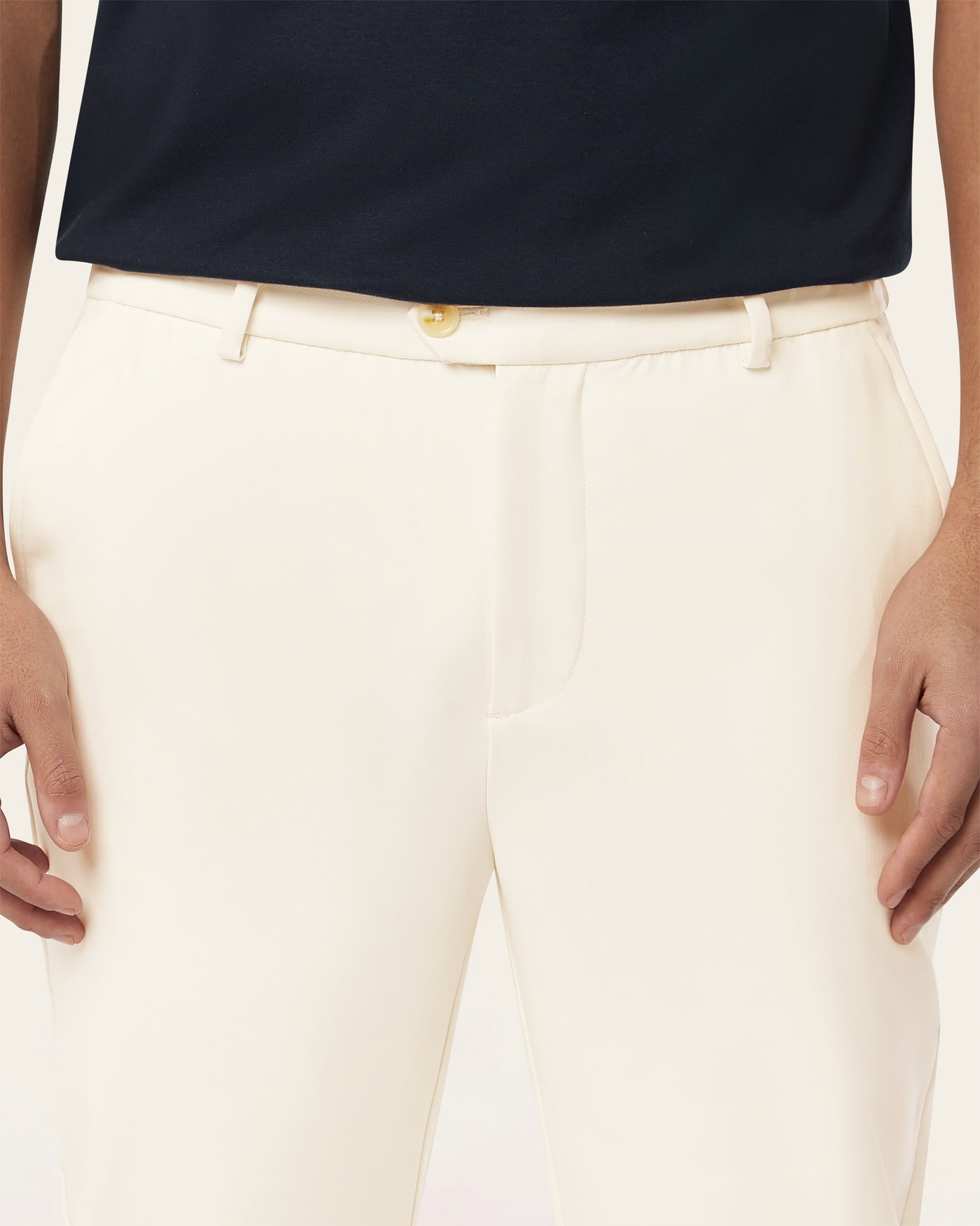Regular Classic Pants Off White