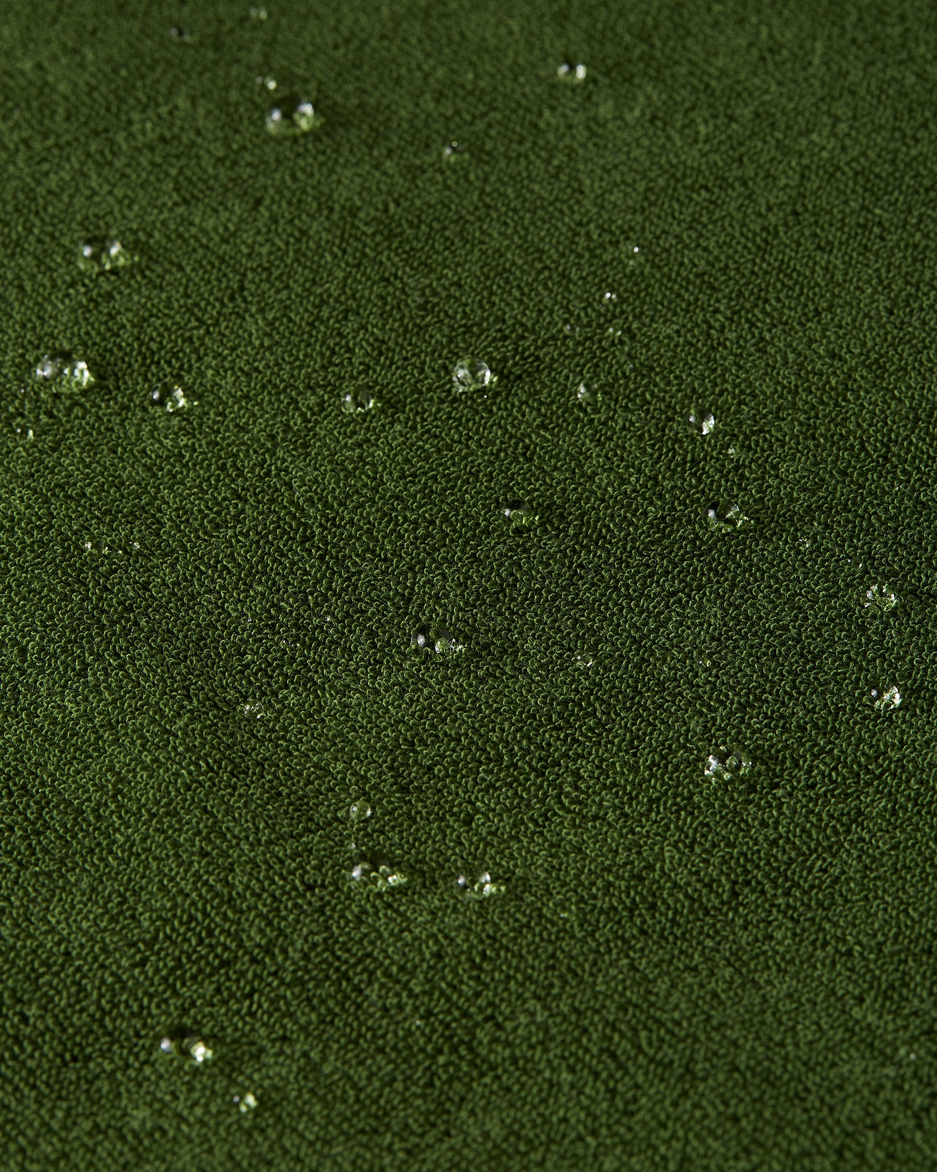 Short sleeve Terry Shirt Dark Green